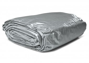 Тент п/п "Миротент" 60 г/м2, 10х12м, серебряный